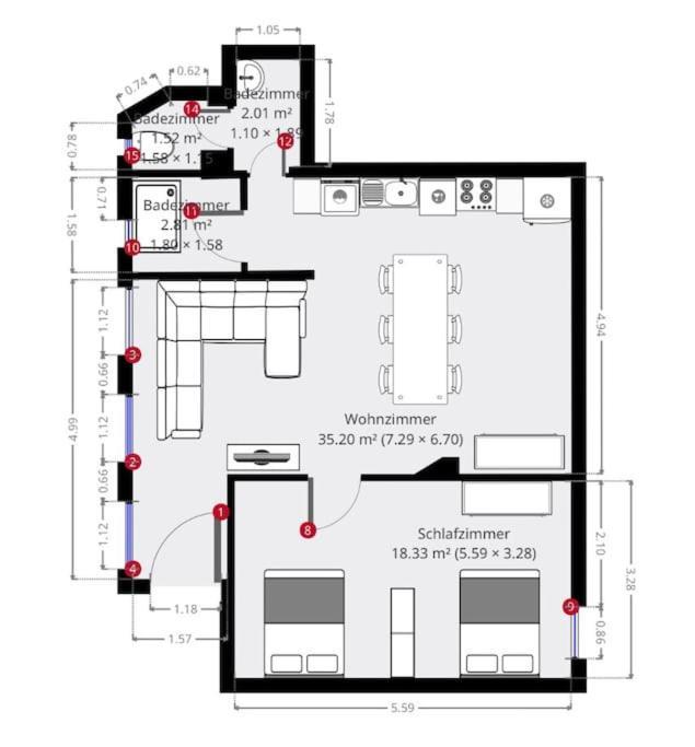 Apartment Traumhaftes Zentrales Zum Entspannen
